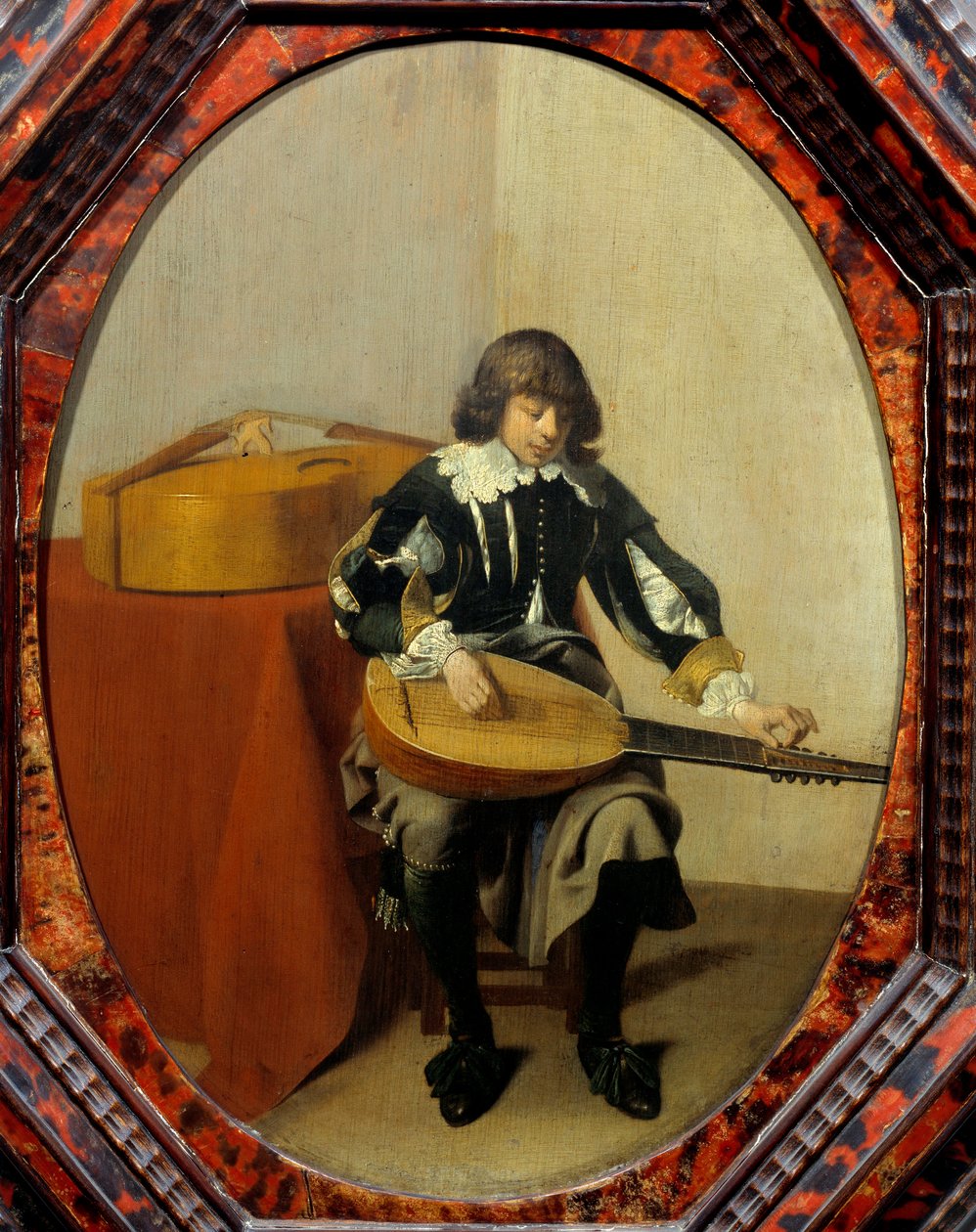 Genç müzisyen. Resim Willem Cornelisz Duyster (1600-1635) Ec. Bekle. by Willem Cornelisz Duyster