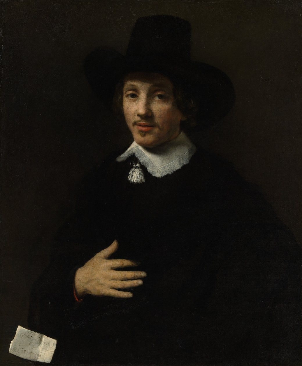 Bir Adamın Otoportresi Portresi, 1653 veya 1655. by Willem Drost