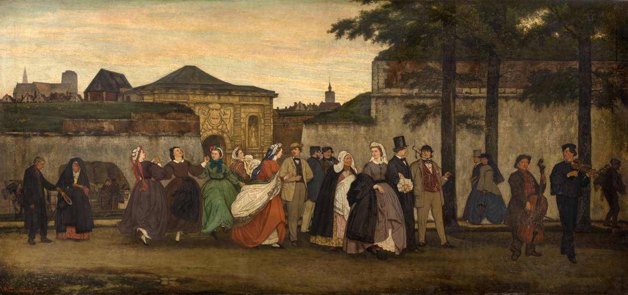 Antwerp Düğün by Willem II Linnig
