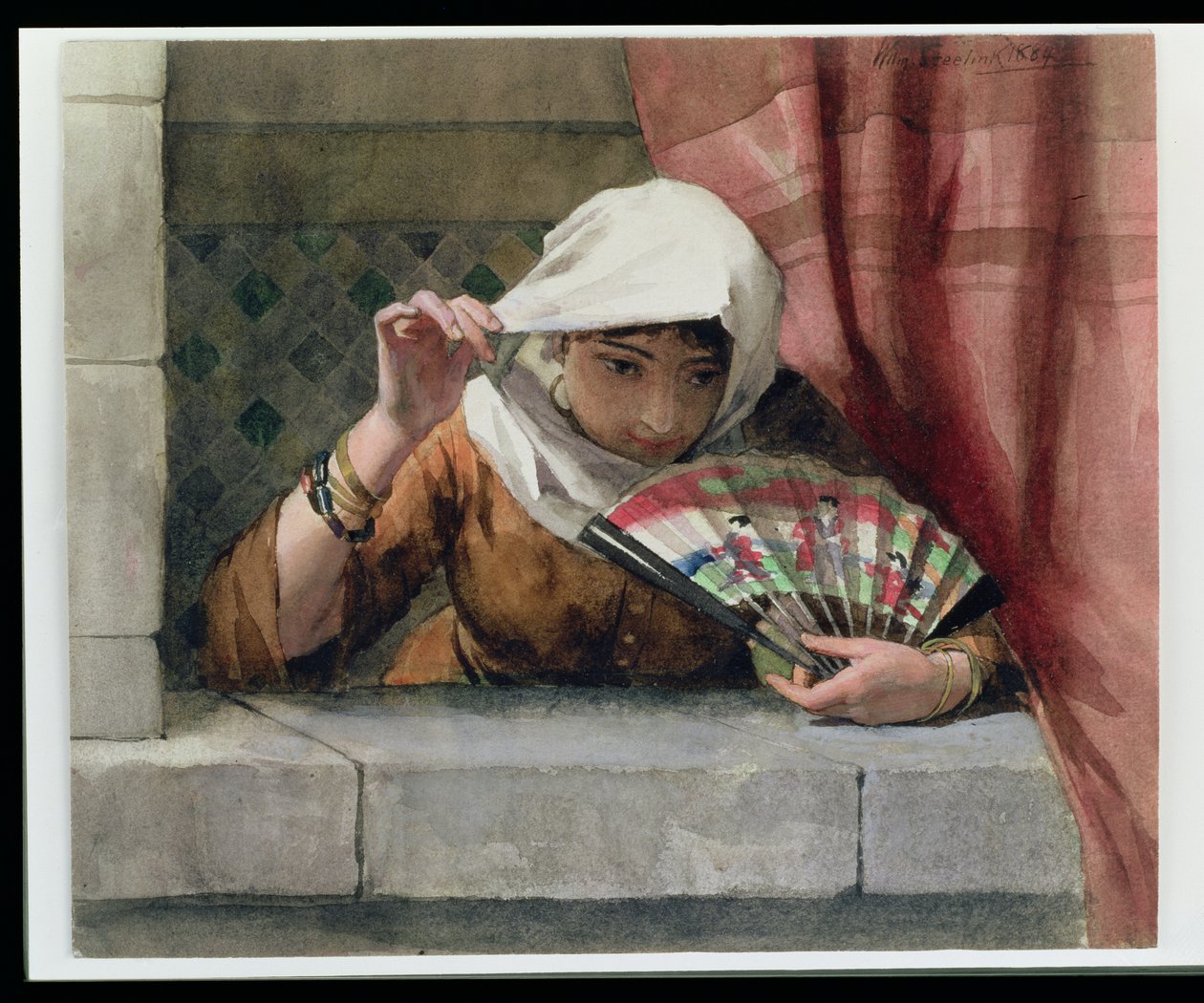 İspanyol Güzeli, 1884 by Willem II Steelink