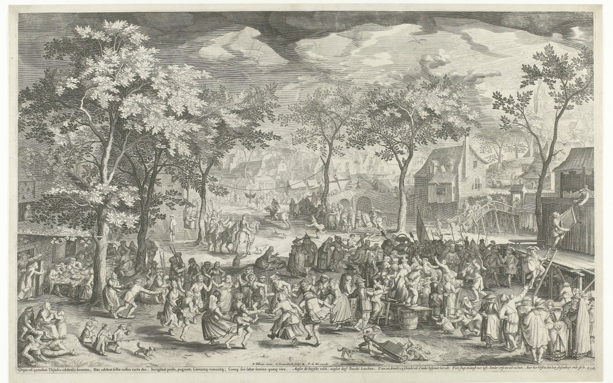 Dorpskermis, ca. 1610 by Willem Isaacsz. van Swanenburg