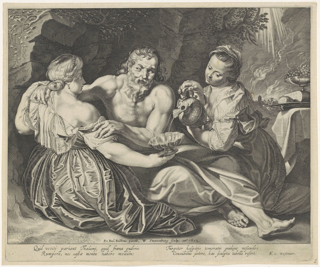 Kızları tarafından çok sarhoş by Willem Isaacsz. van Swanenburg