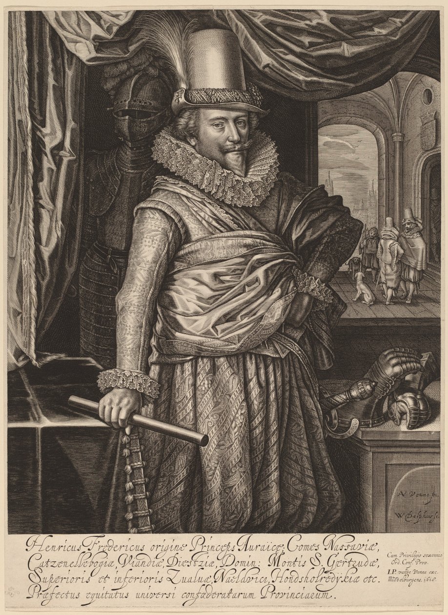 Frederik Hendrik, Nassau-Orange Prensi by Willem Jacobsz Delff