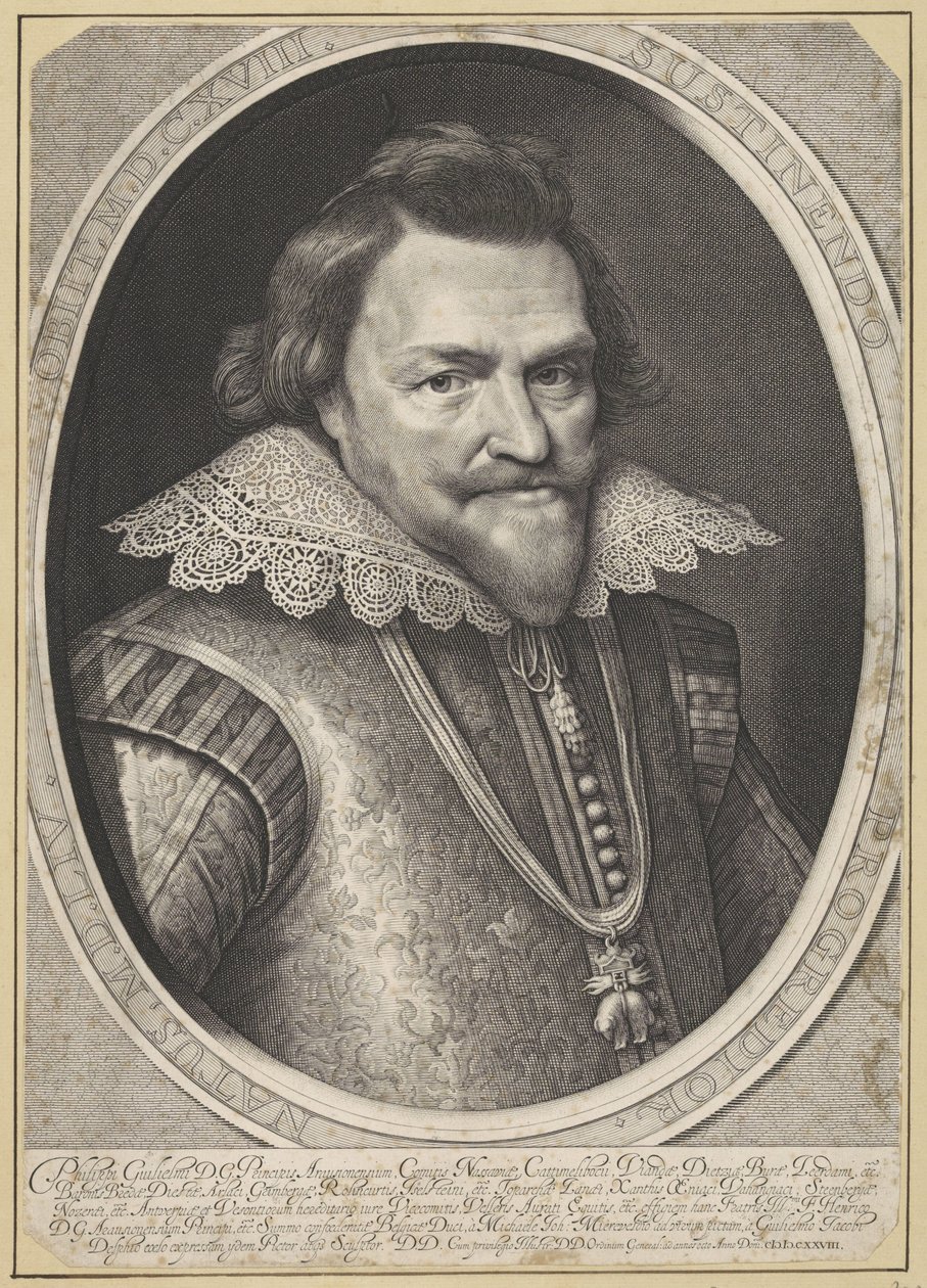 Orange Prensi Philip William'ın Portresi by Willem Jacobsz Delff