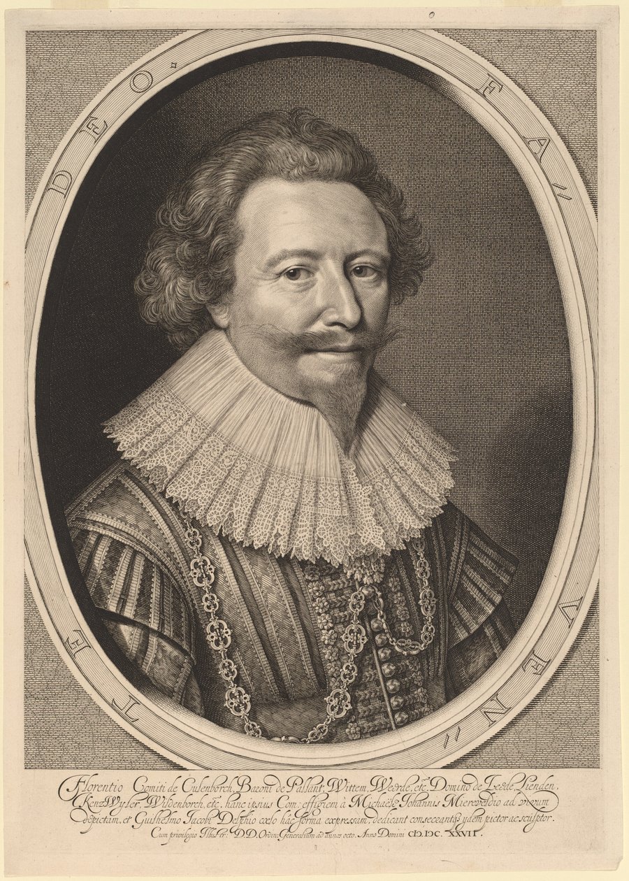Florent II, Pallandt Kontu by Willem Jacobsz Delff after Michiel van Miereveld