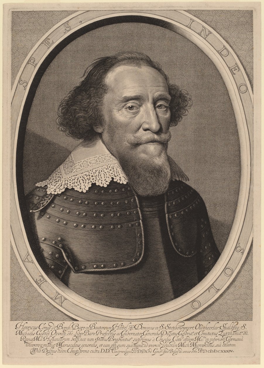Henry, Kont de Bergh by Willem Jacobsz Delff after Michiel van Miereveld