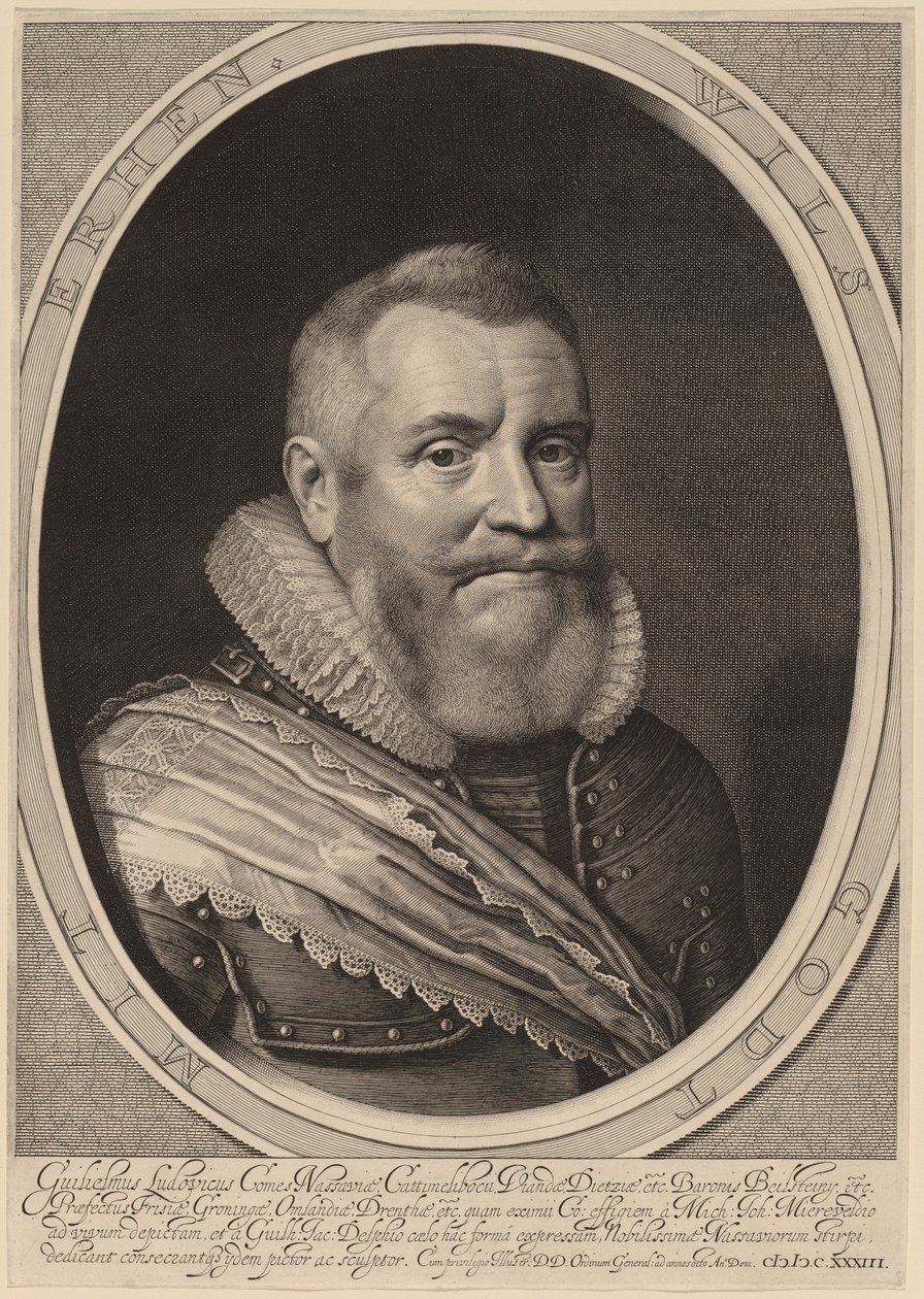 William Louis, Nassau-Beilstein Kontu by Willem Jacobsz Delff after Michiel van Miereveld