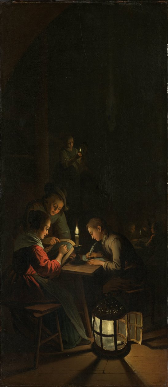Üç Parçalı: Sanat Eğitimi Alegori by Willem Joseph Laquy