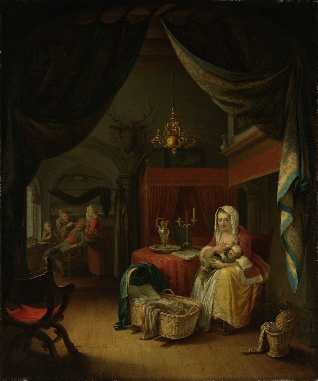 Üç Parçalı: Sanat Eğitimi Alegori by Willem Joseph Laquy