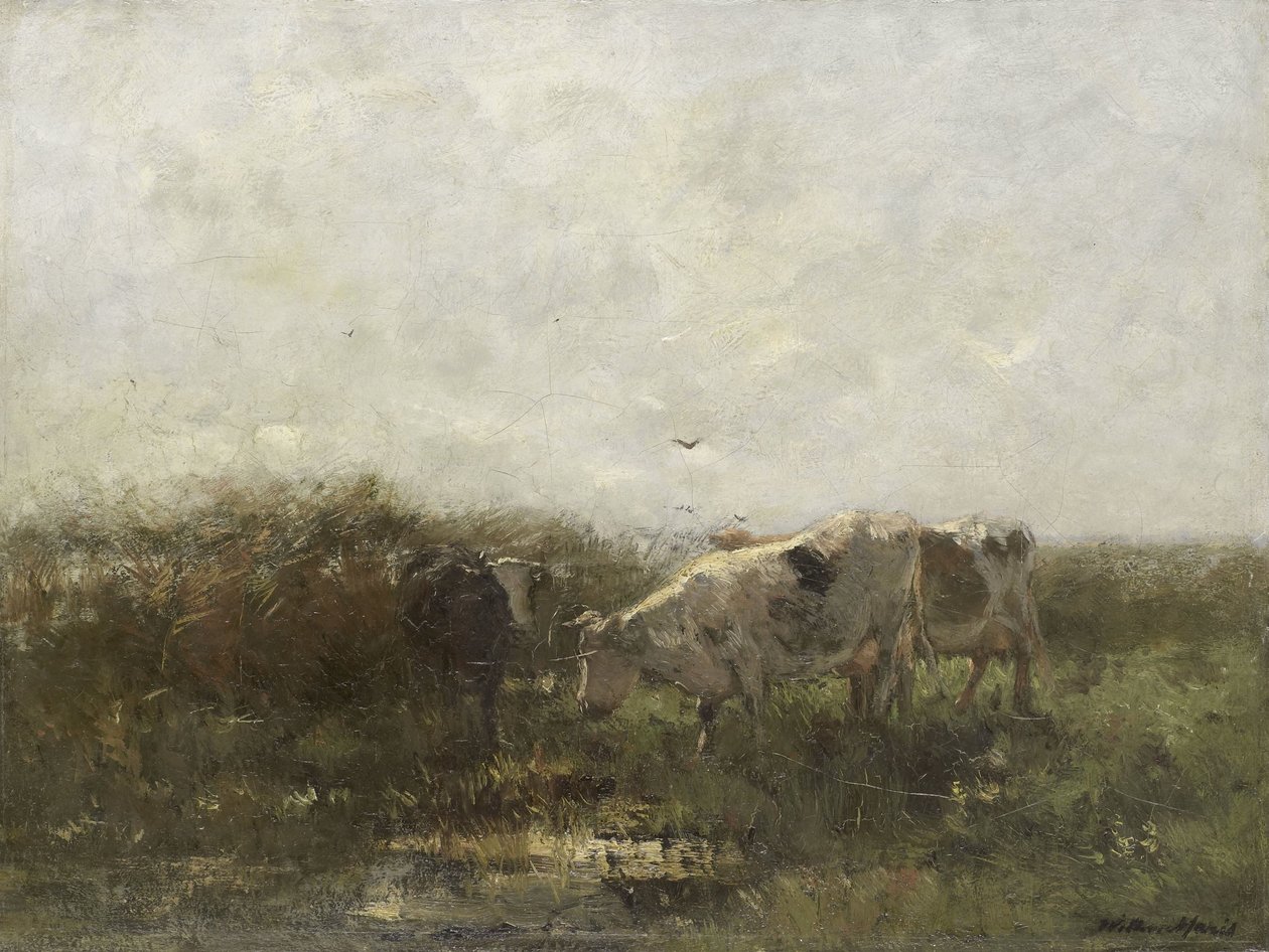 inekler by Willem Maris