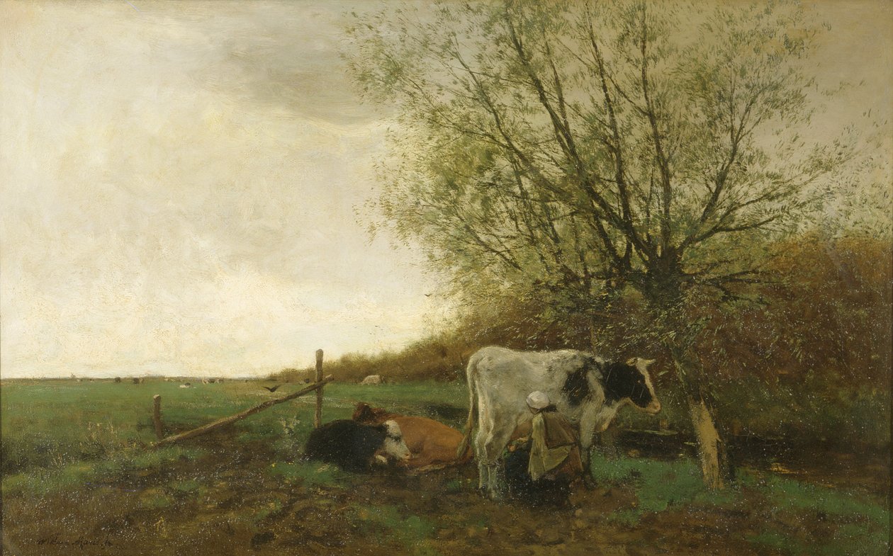 Sağım Zamanı by Willem Maris