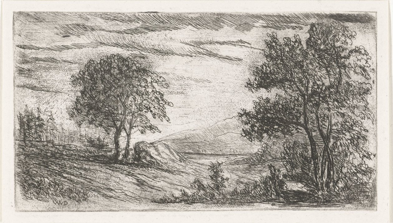 tepelik manzara by Willem Matthias Jan van Dielen