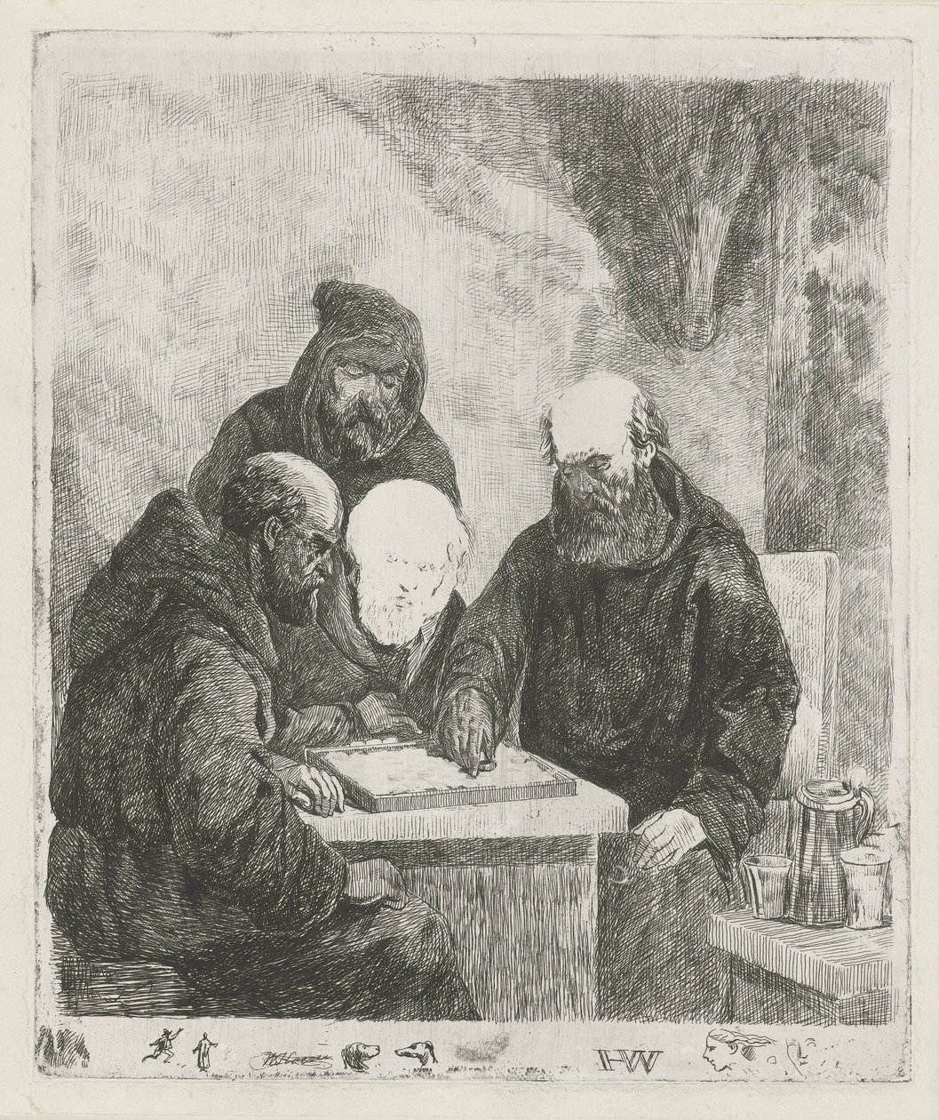 keşişleri kontrol etmek by Willem Pieter Hoevenaar