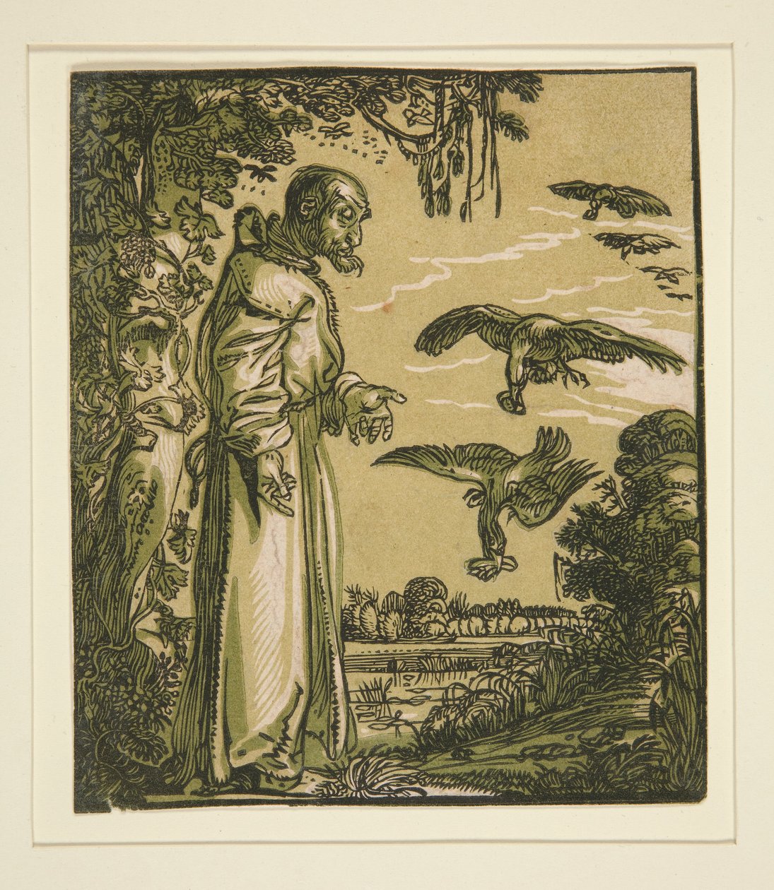St. Paul the Hermit (Elijah) Kuzgunlar Tarafından Besleniyor by Willem Pietersz. Buytewech