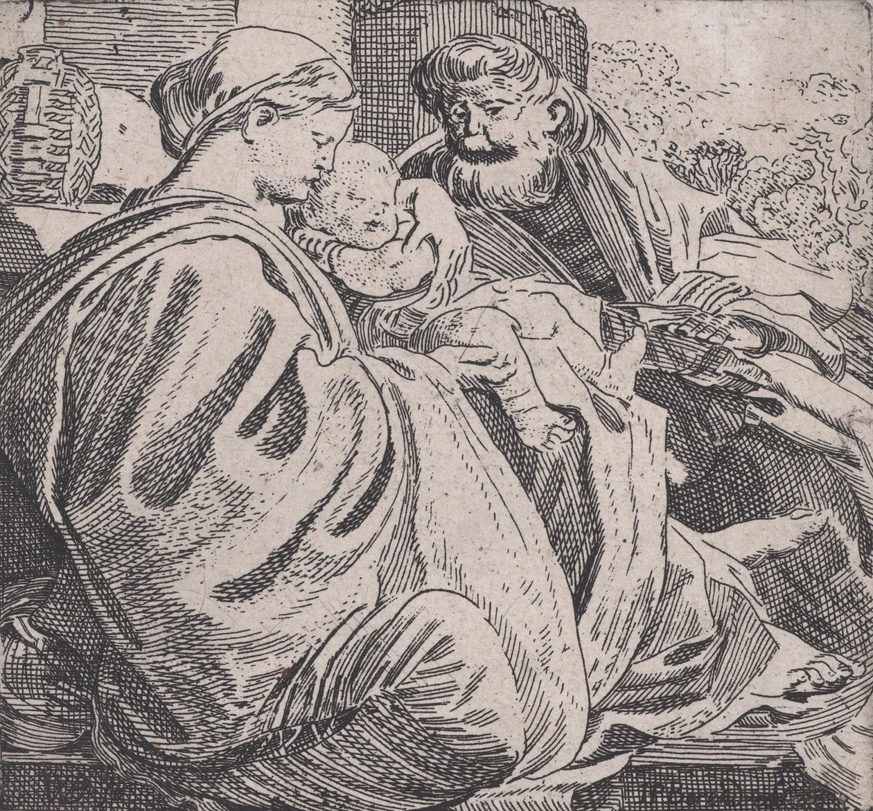 Kutsal Aile Dinleniyor, ca. 1615. by Willem Pietersz. Buytewech