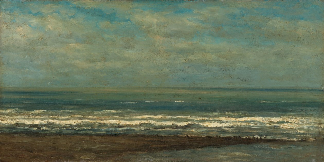 Heijst yakınlarında deniz manzarası, c.1868 (tuval üzerine yağlıboya) by Willem Roelofs