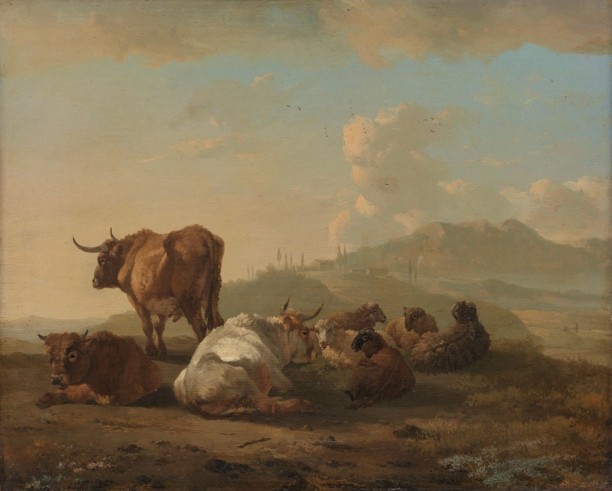 dinlenme sürüsü by Willem Romeyn