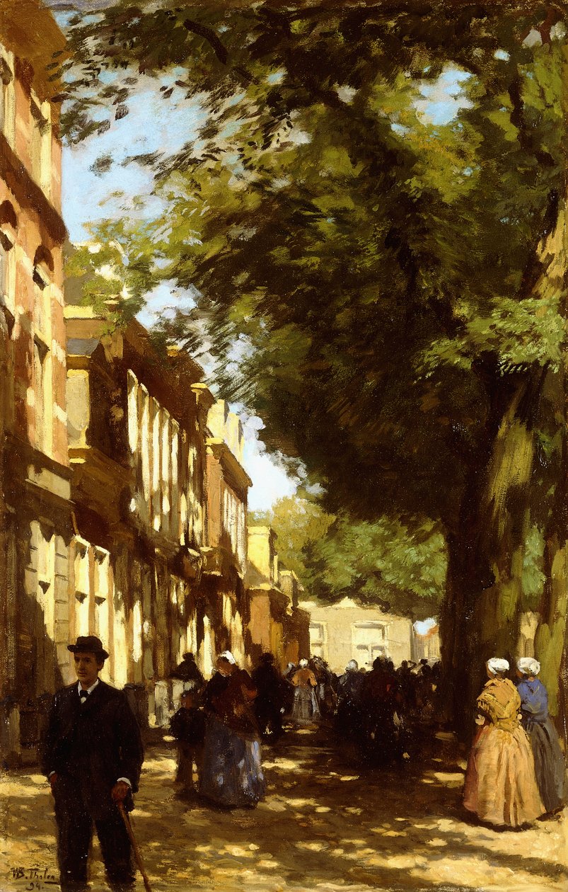Meşgul bir Şehir Caddesi