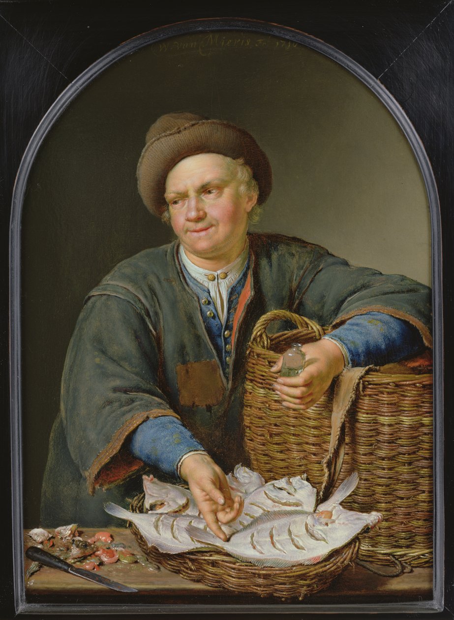 Balık Satıcısı by Willem Van Mieris
