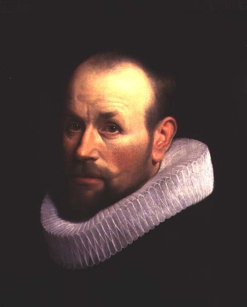 Bir ruff bir adam portresi by Willem Willemsz. van der Vliet