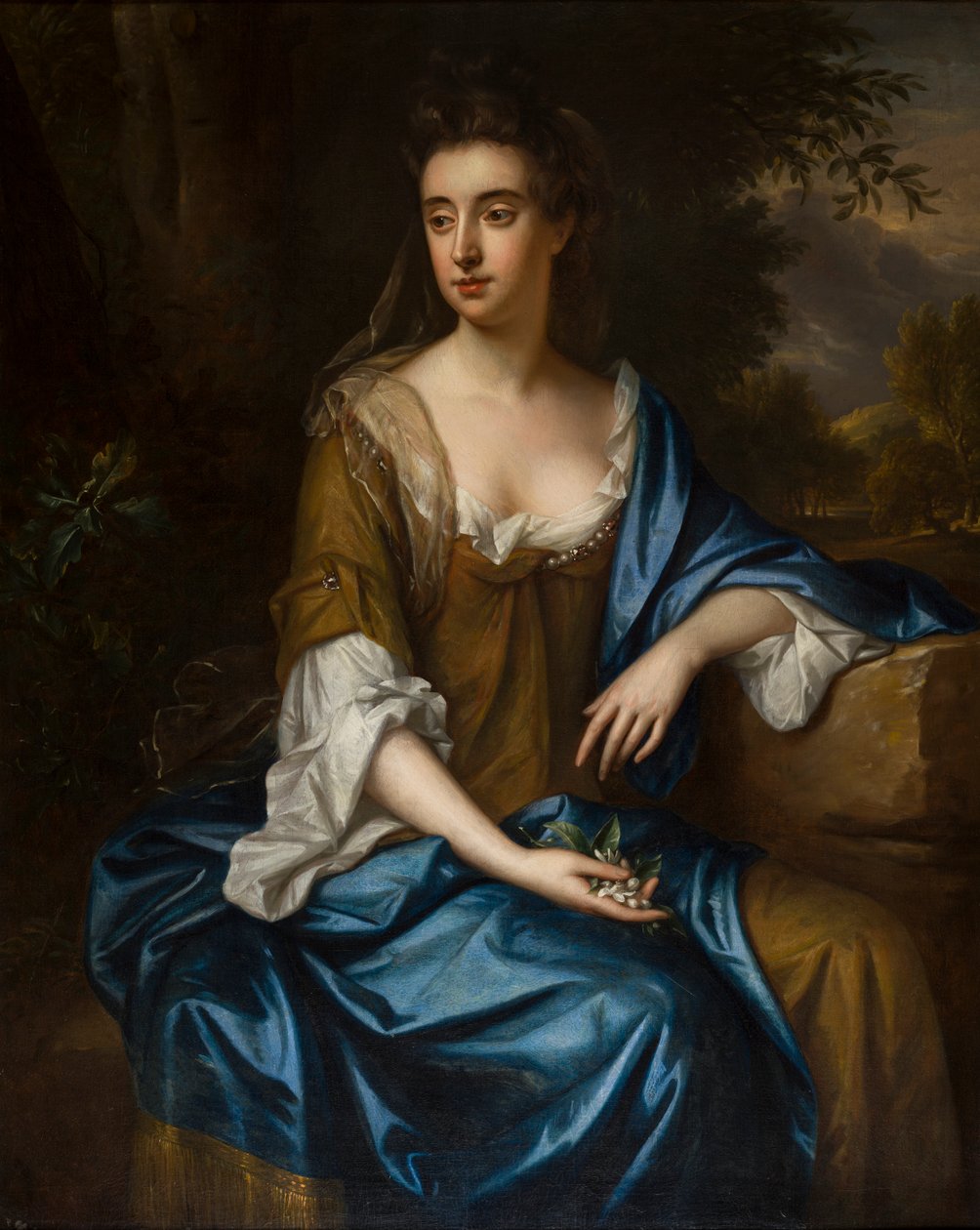 Meçhul Bir Hanımın Portresi, c.1675-87 (tuval üzerine yağlı boya) by Willem Wissing