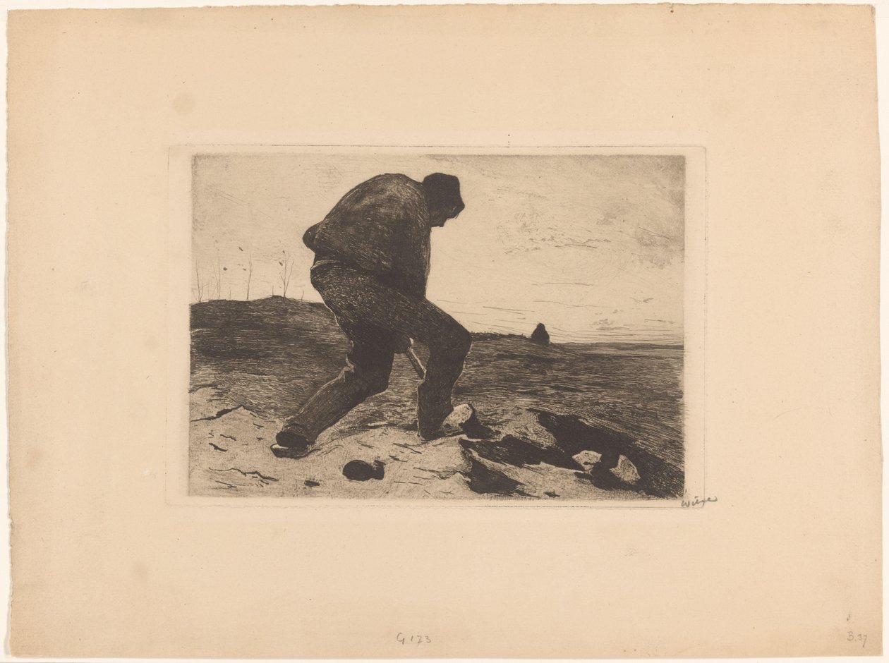 işçiyi kaldır by Willem Witsen (signed by artist)