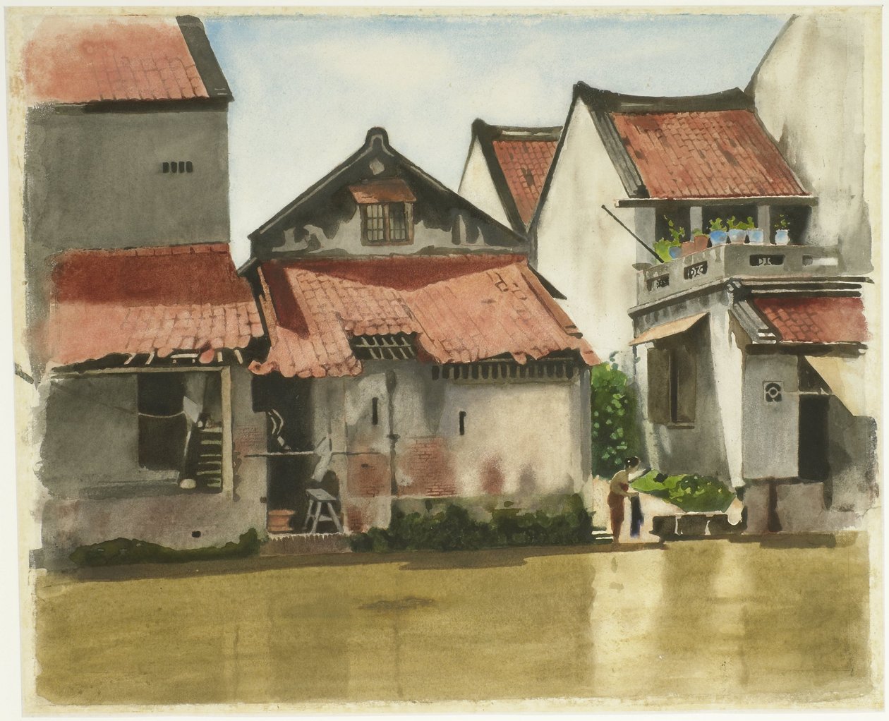 Batavia'nın aşağı şehri by Willem Arnoldus Witsen