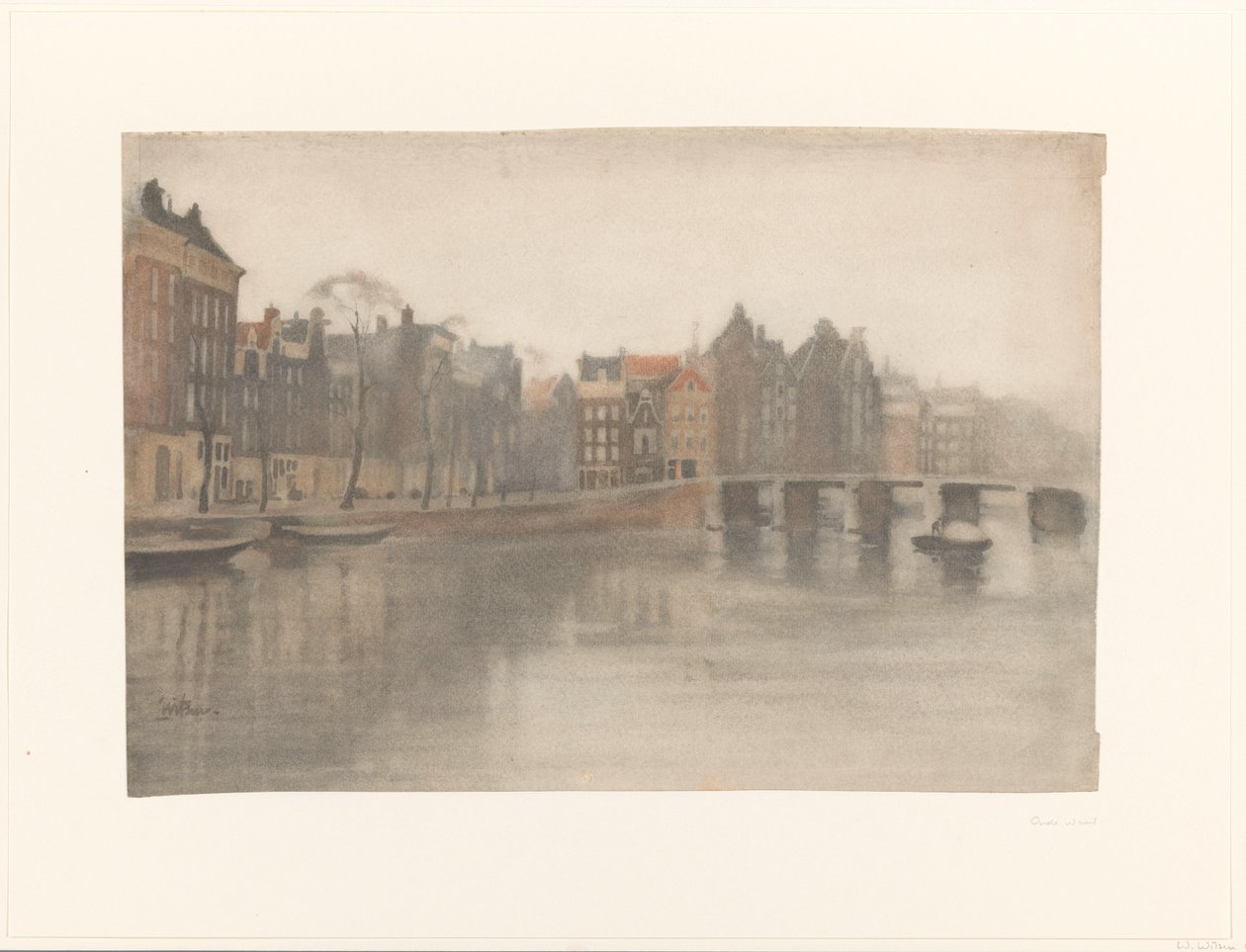 Amsterdam'daki Eski Waal by Willem Arnoldus Witsen