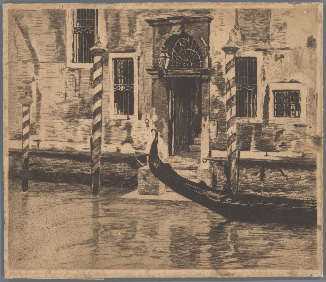 Gondol Canale Grande, Venedik'e geldi by Willem Arnoldus Witsen