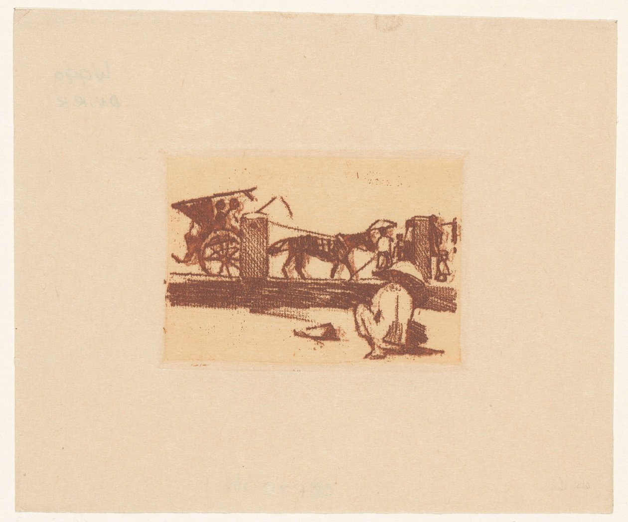 Buitenzorg'da çömelme figürü ve bir sado by Willem Arnoldus Witsen