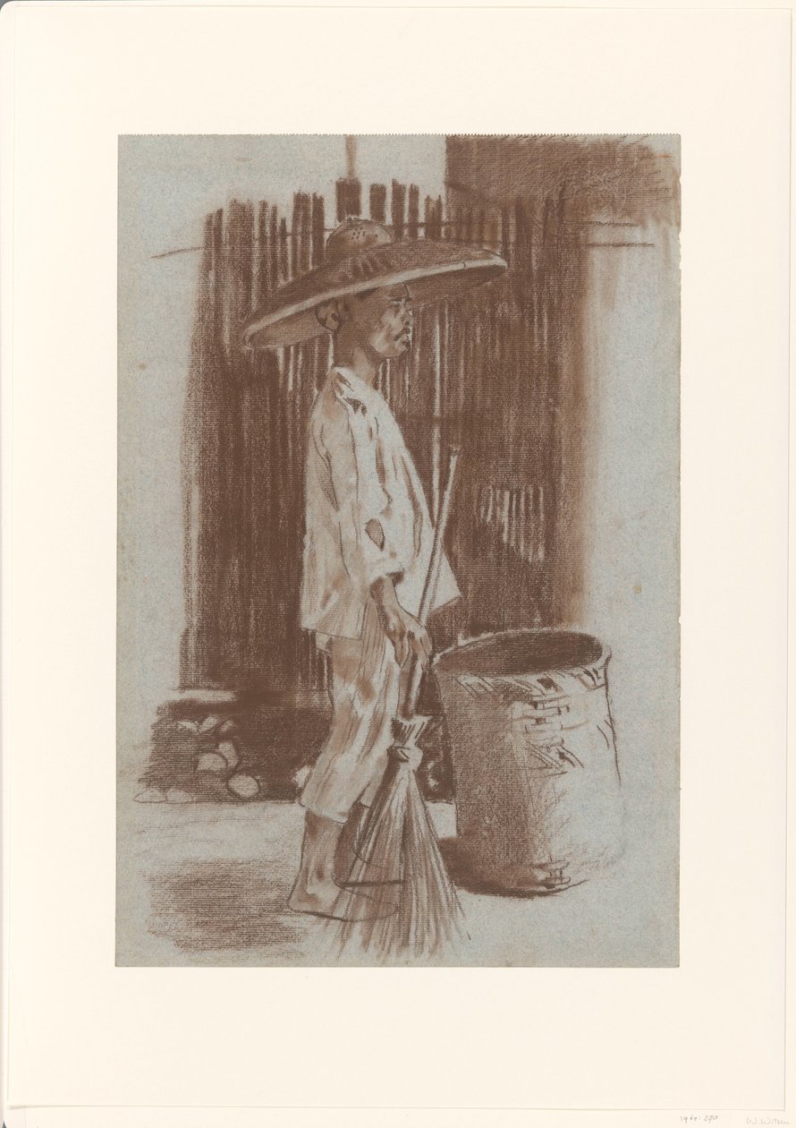 Endonezya Sokak Süpürgesi by Willem Arnoldus Witsen
