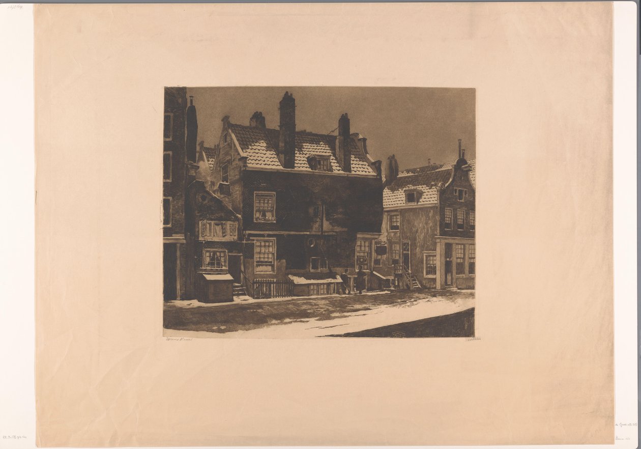 Krom Boomsloot, Amsterdam by Willem Arnoldus Witsen