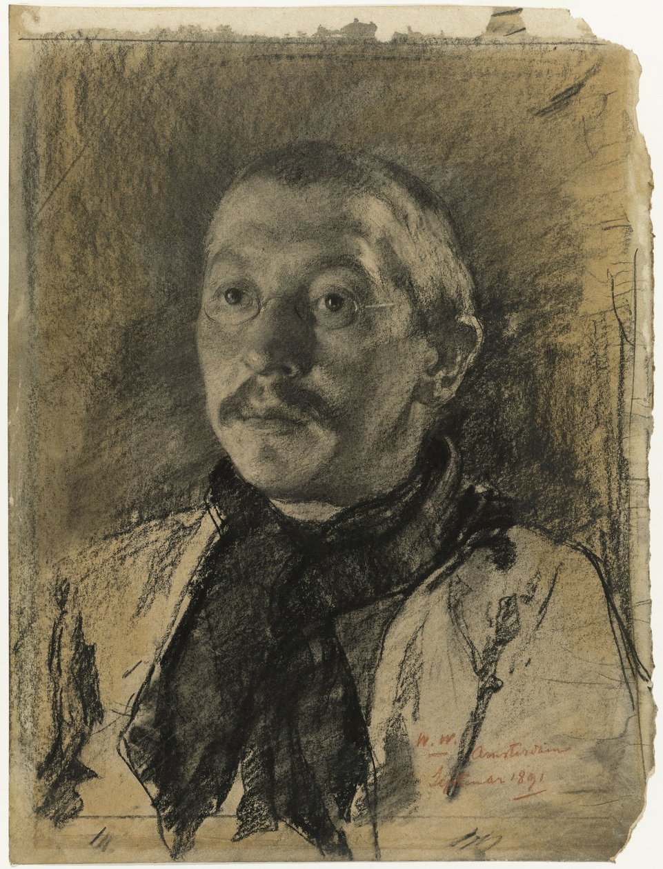 Jacobus van Looy'un portresi by Willem Arnoldus Witsen