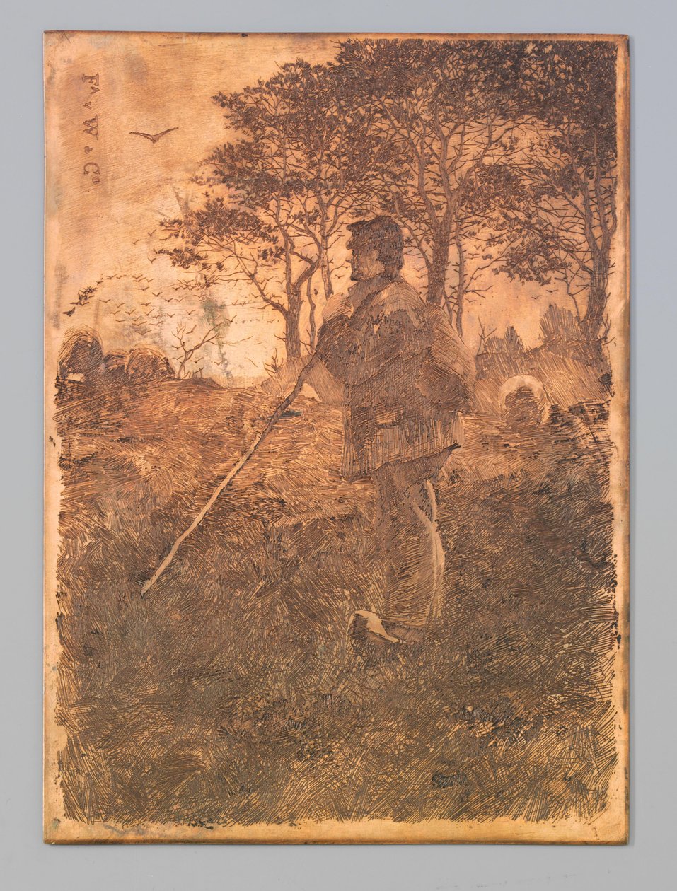 Asasına yaslanmış çoban by Willem Arnoldus Witsen