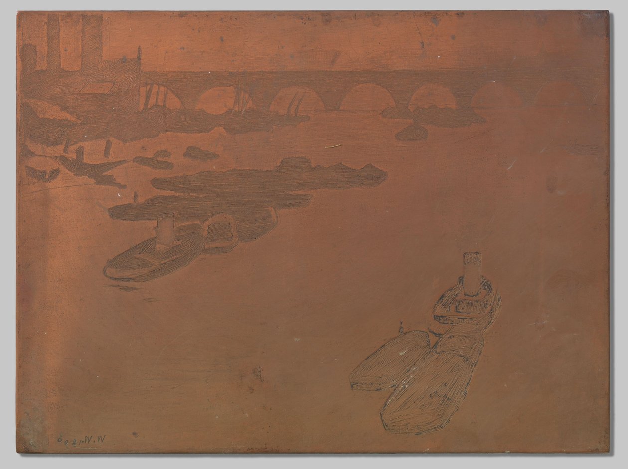 Thames üzerindeki gemiler by Willem Arnoldus Witsen