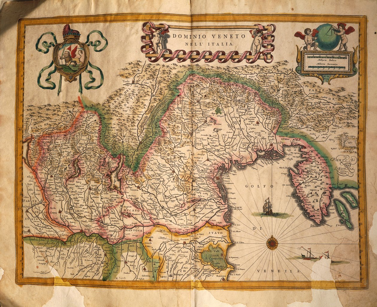 Willem Blaeu tarafından Regionum Italiae