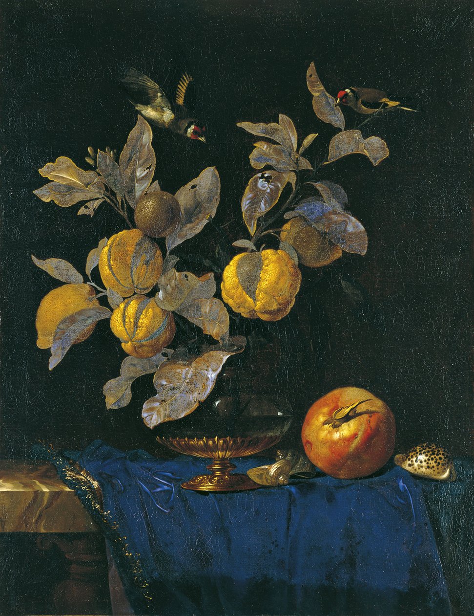Meyveli Natürmort by Willem van Aelst