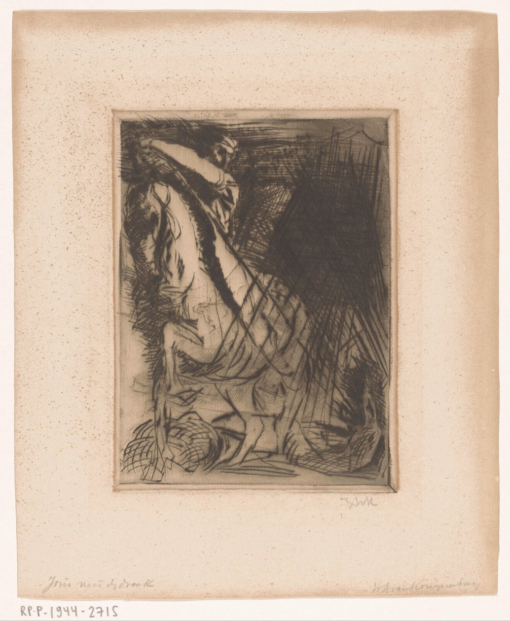 Aziz George ve Ejderha by Willem van Konijnenburg (signed by artist)