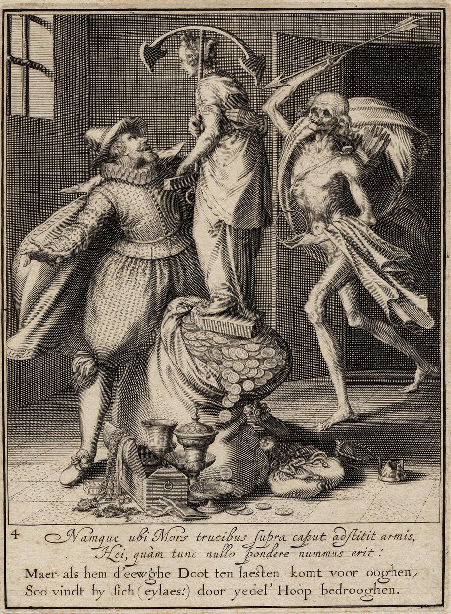 Adamı Vurmak Üzere Okla Ölüm, 1609 by Willem van Swanenburgh