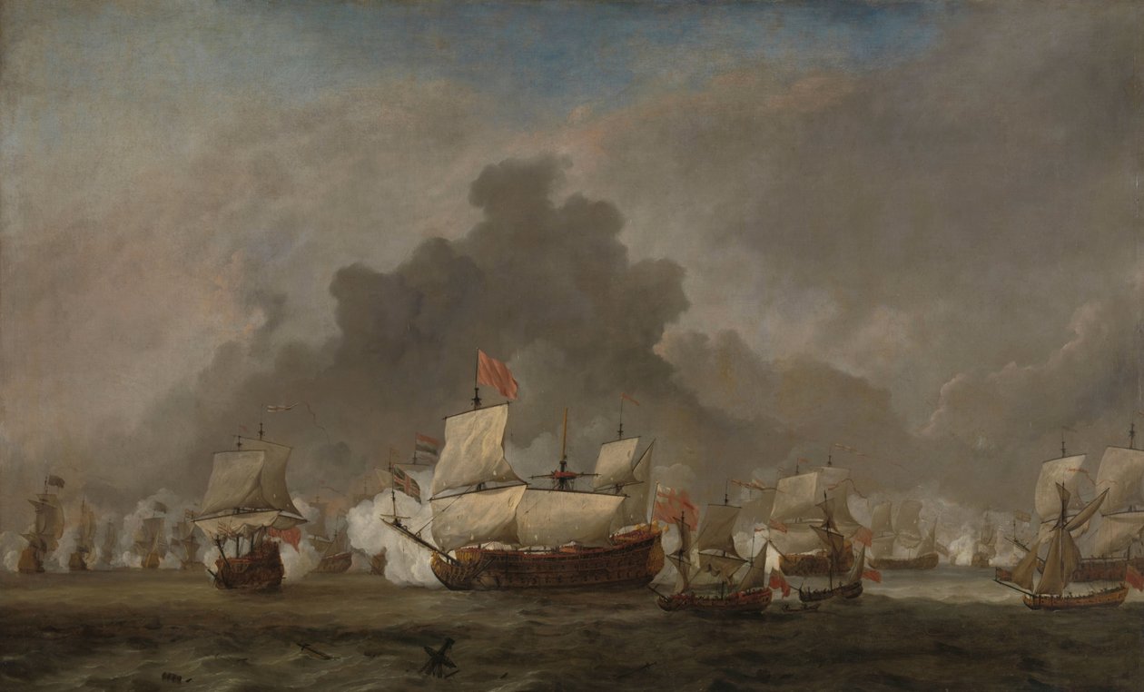 Michiel Adriaensz de Ruyter ile York Dükü arasında Kraliyet Prensi üzerinde Solebay Savaşı sırasında Deniz Savaşı, 7 Haziran 1672: Üçüncü İngiliz-Hollanda Savaşı