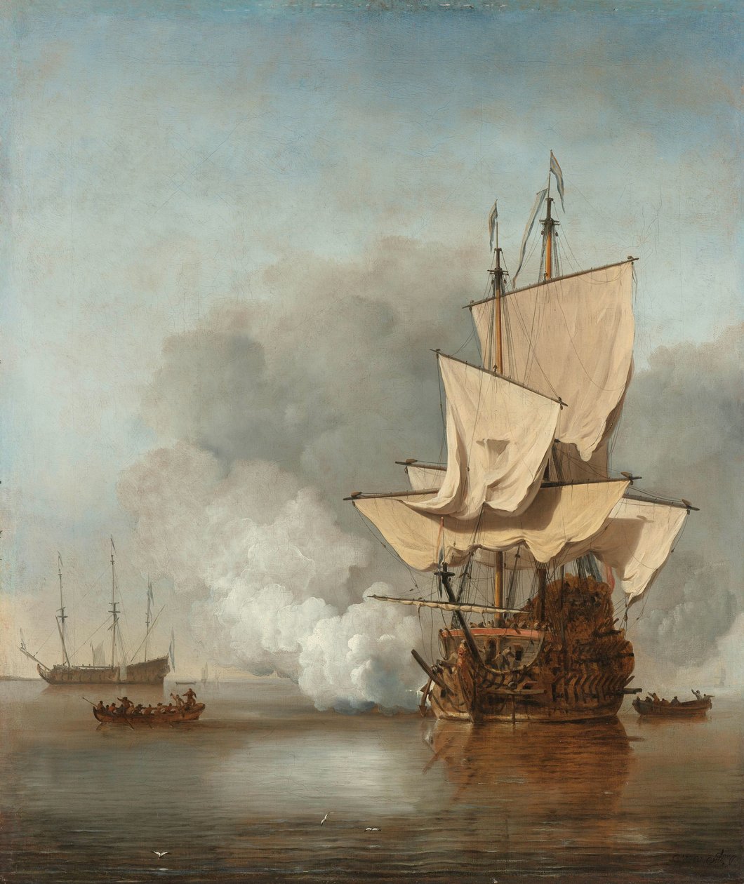 Top Atışı by Willem van de Velde (II)