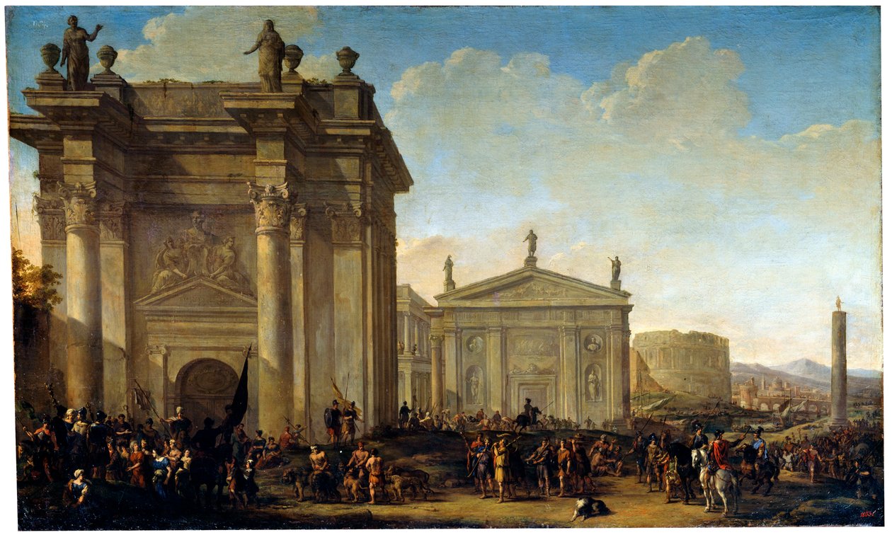 Bir Zafer Alayı, 17. veya 18. yüzyılın başları by Willem van de Velde the Younger