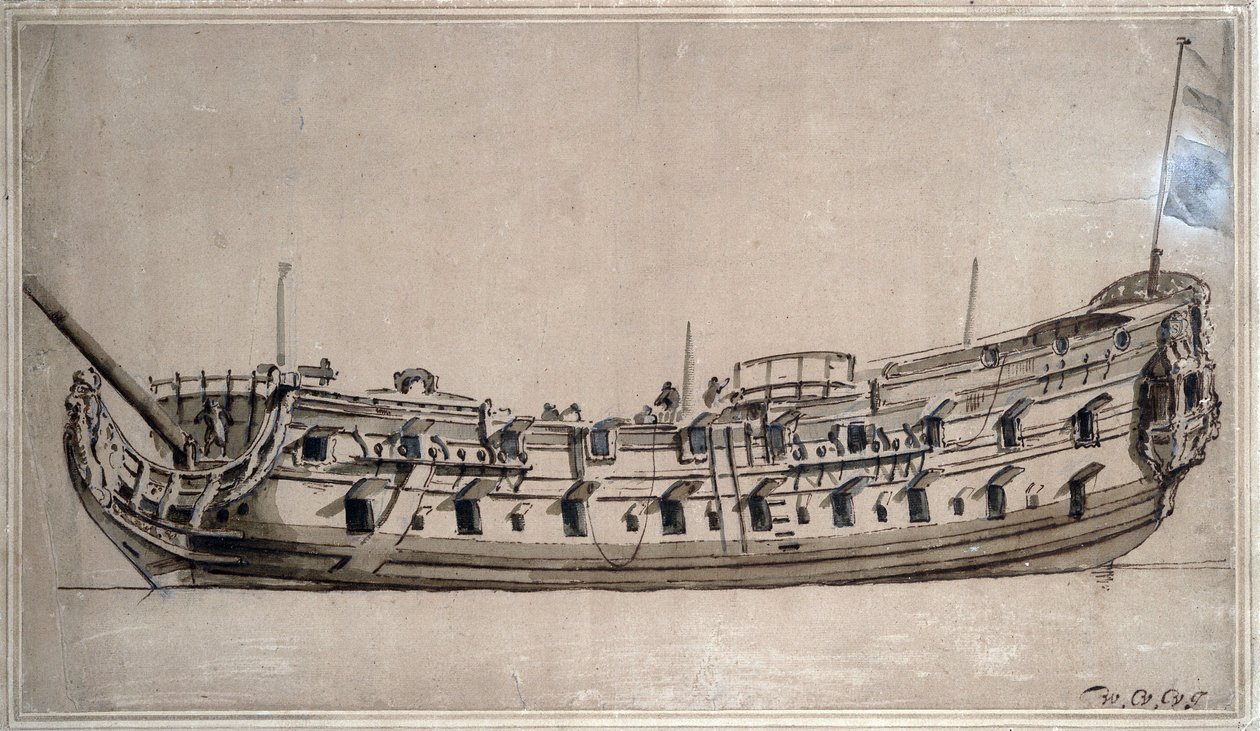  by Willem van de Velde the Younger