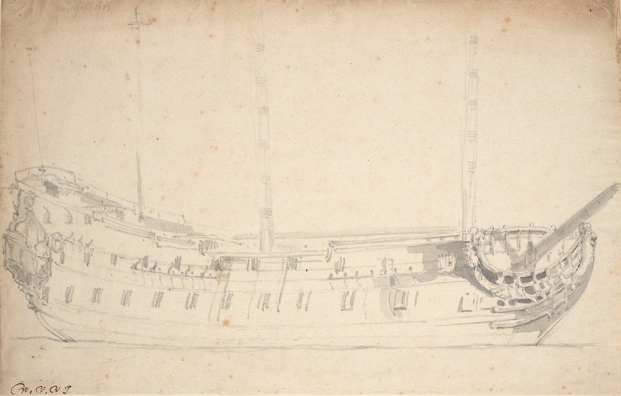  by Willem van de Velde the Younger