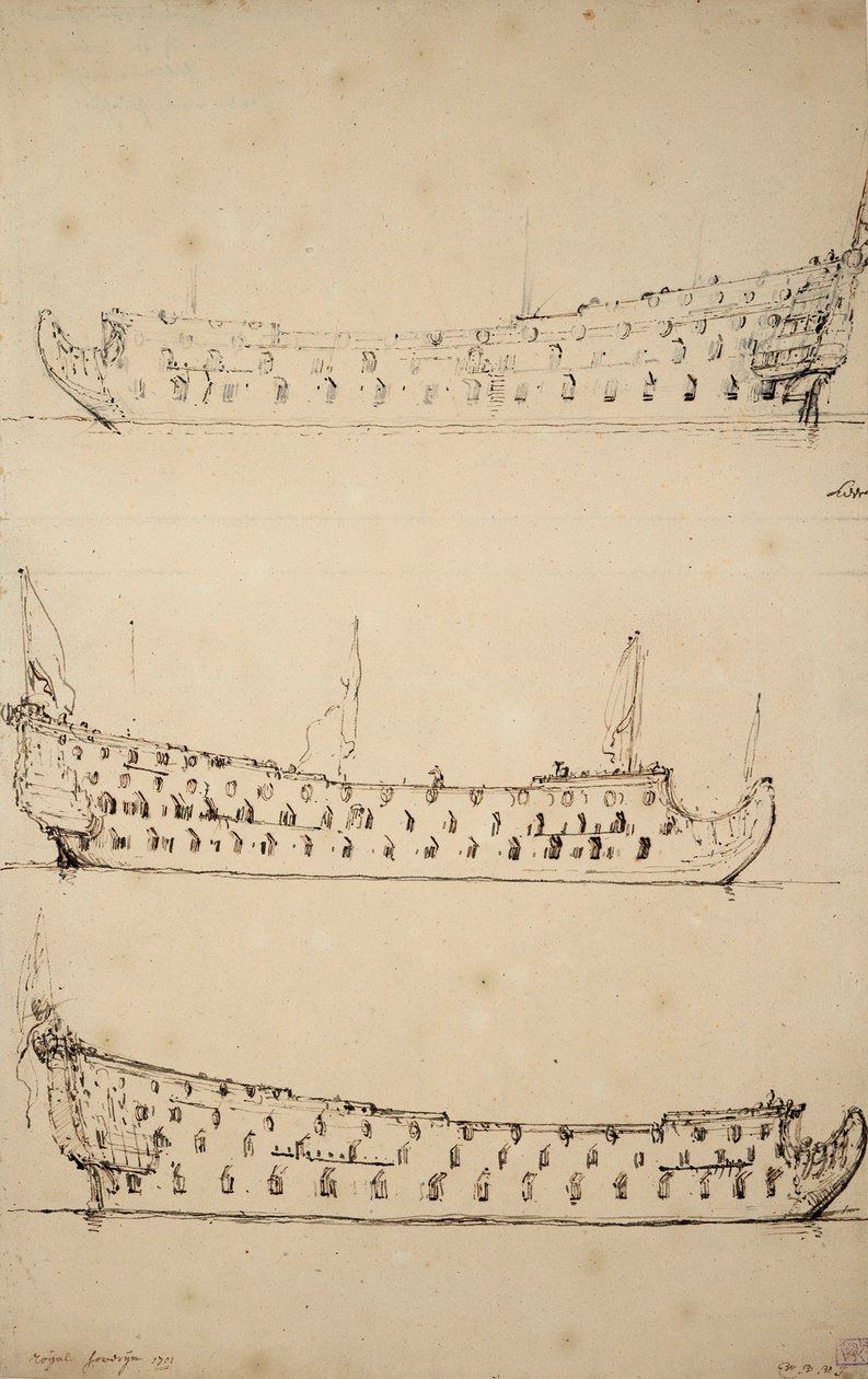  by Willem van de Velde the Younger