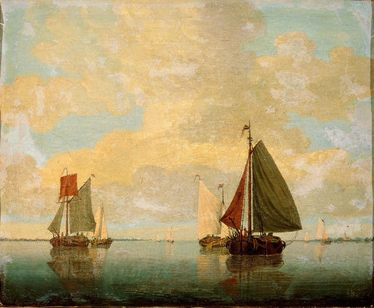 Yelkenli Tekneler, 17. yüzyıl by Willem van de Velde the Younger