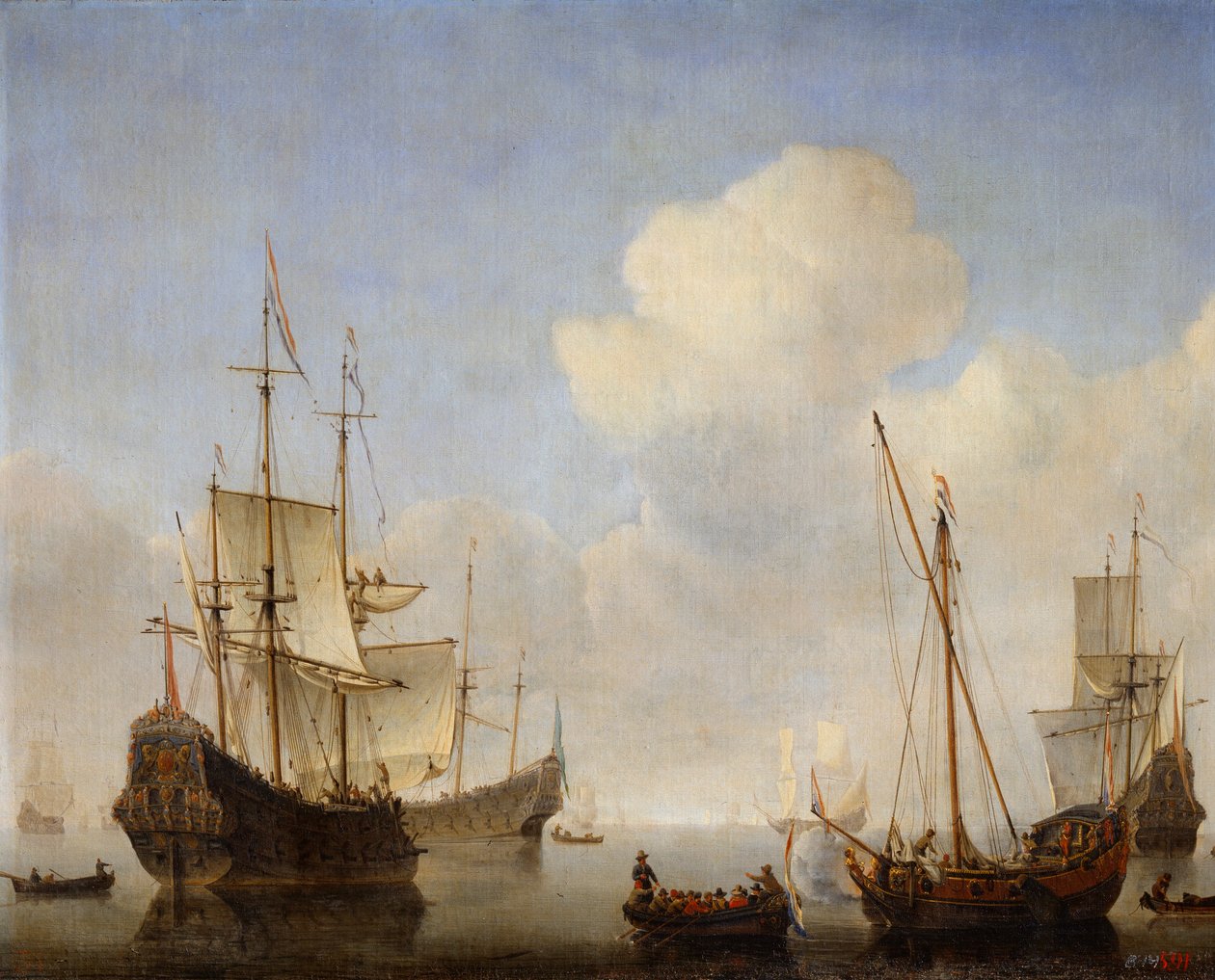 Batı Afrika Kıyısında Hollanda Filosu, 1660
