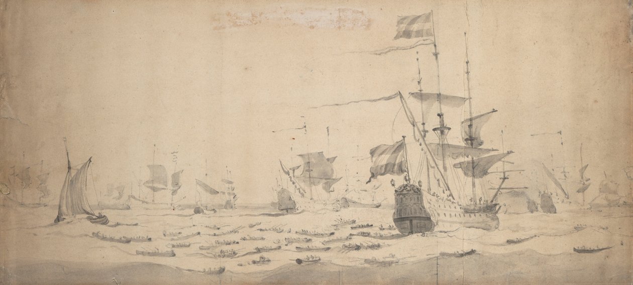  by Willem van de the Elder Velde