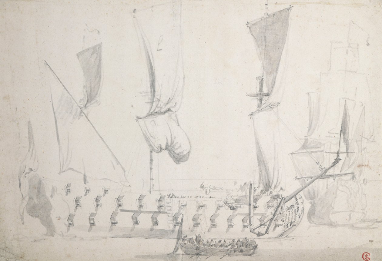  by Willem van de the Elder Velde