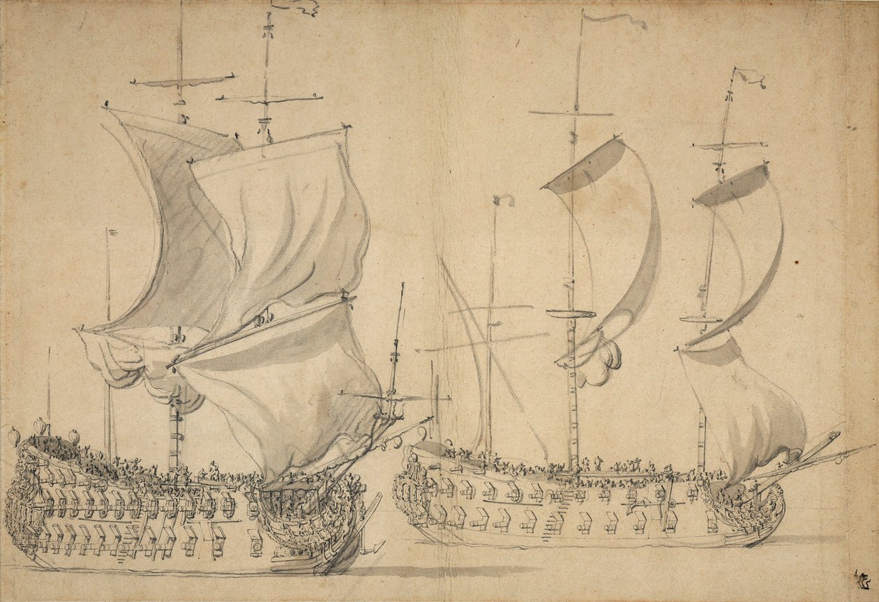  by Willem van de the Elder Velde